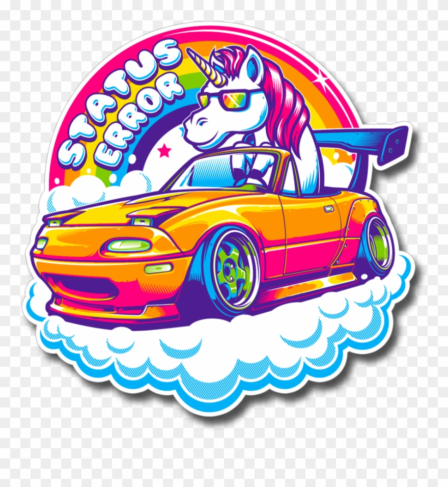 Status Error Eunicorn Sticker Clipart