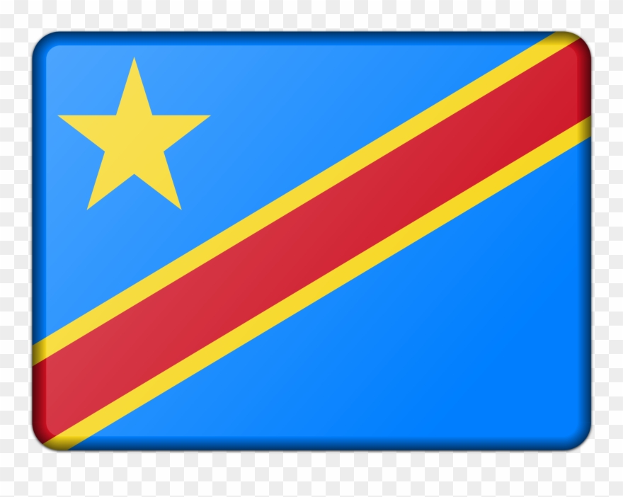 Flag Of Democratic Republic Of The Congo Clipart