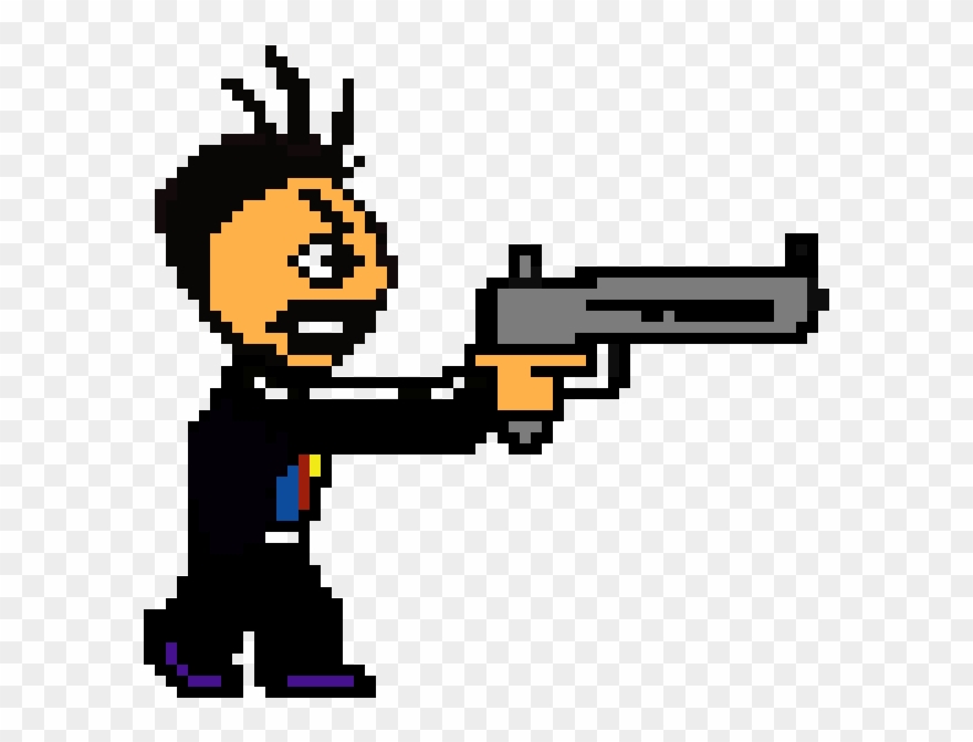 Angry Joe Shooter Clipart