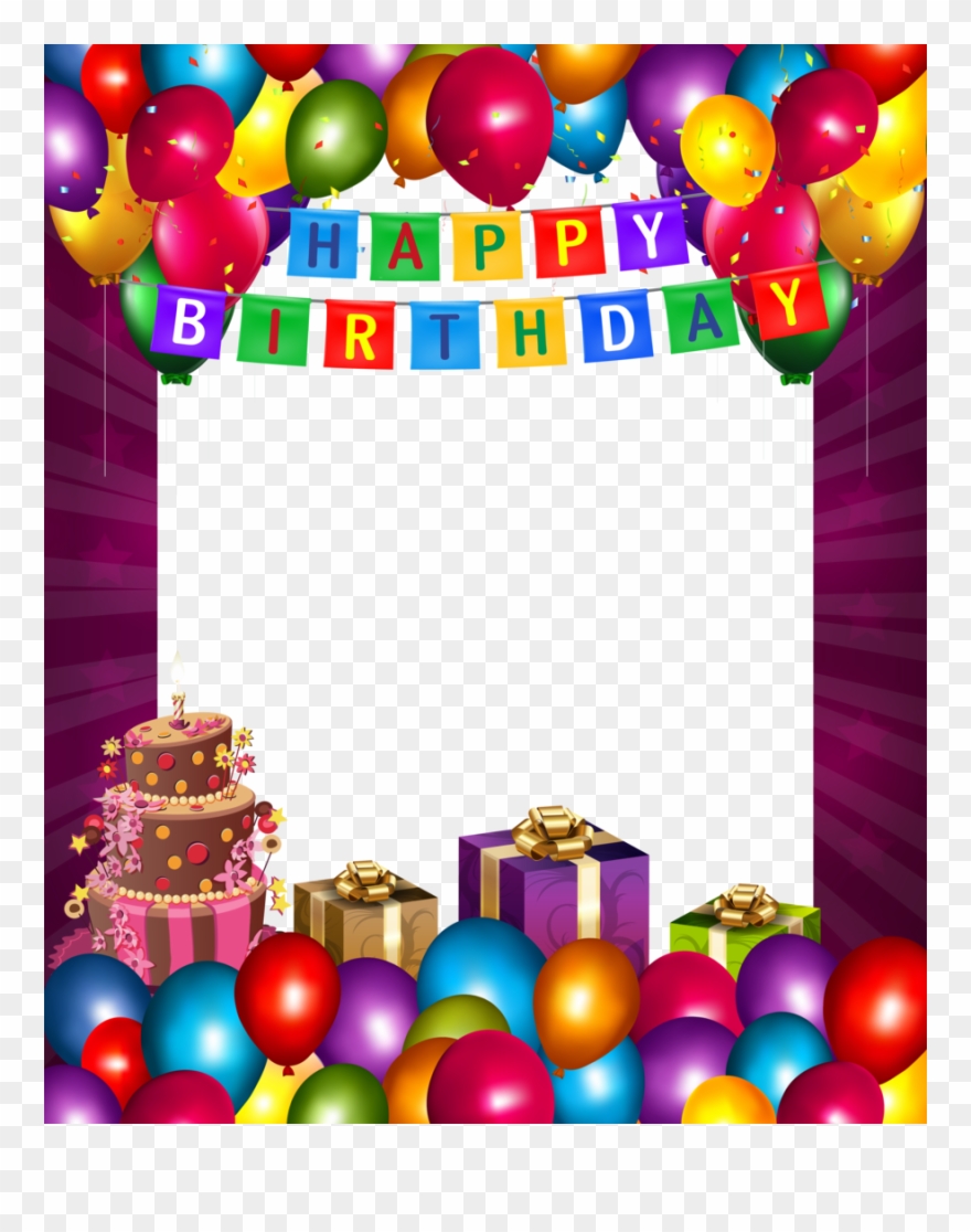 Happy Birthday Frame Clipart Birthday Wish Picture - Png Download