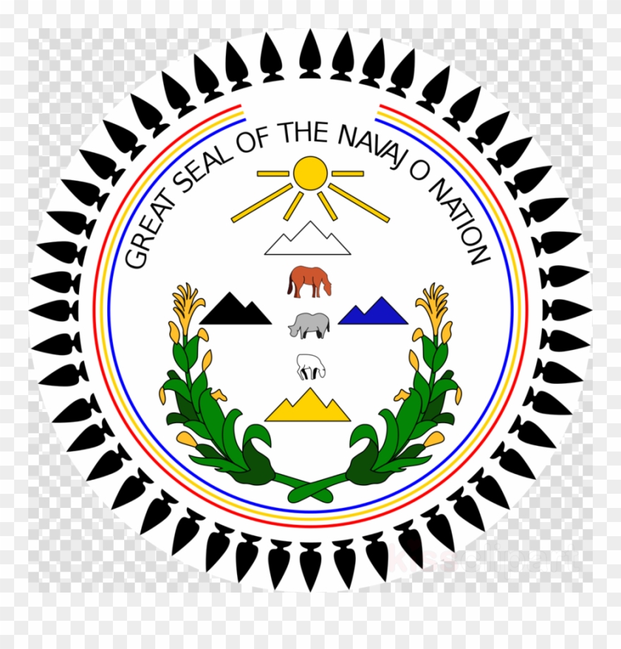 Navajo Nation Seal Clipart Great Seal Of The Navajo - Png Download