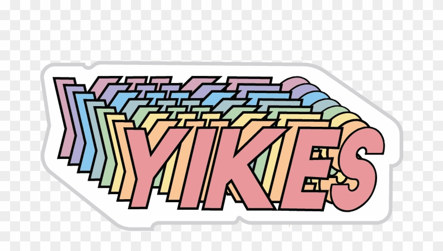 Yikes Sticker Clipart