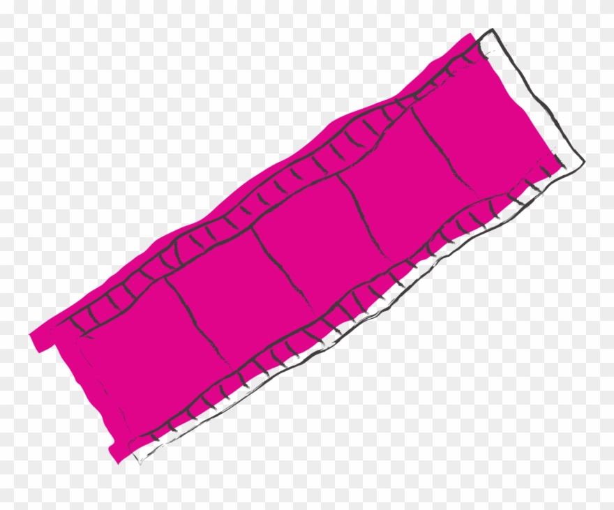 Film Strip Thinline Pink Clipart