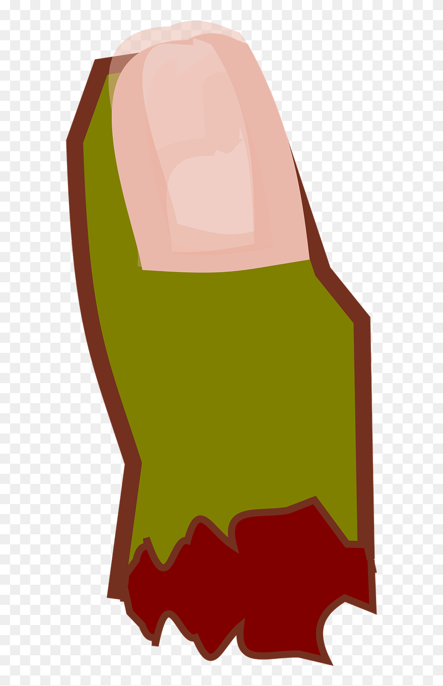 Finger Zombie Cut Clipart