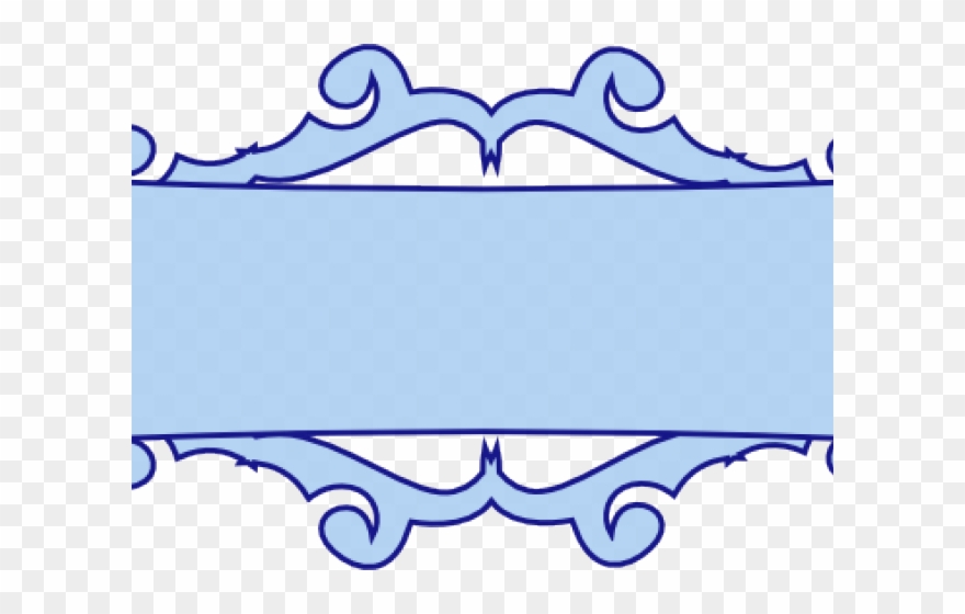 Scroll Clipart Name Banner - Png Download