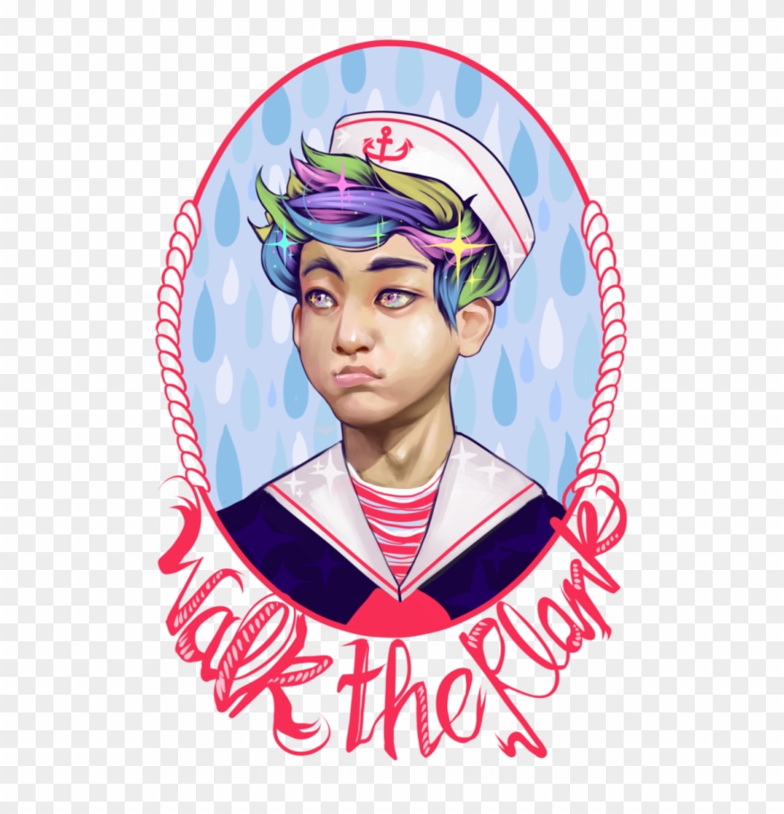 Digital Illustrations By Oskar Vega Walking The Plank, Clipart