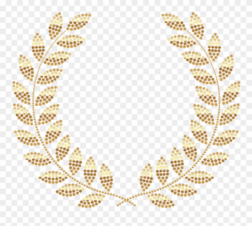 Free Png Download Transparent Golden Wreath Clipart