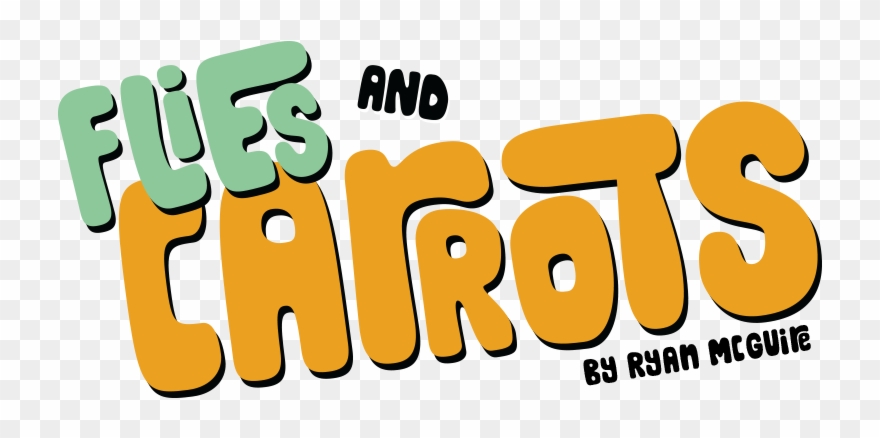 Flies And Carrots Clipart