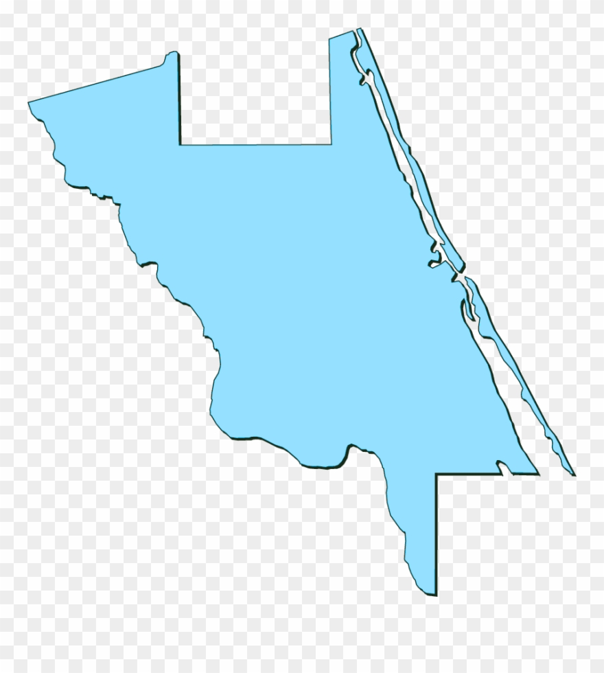 Volusia County "clipart" Style - Png Download