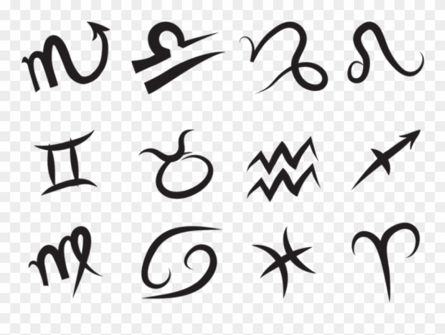 Download Zodiac Signs Set Clipart Png Photo Transparent Png