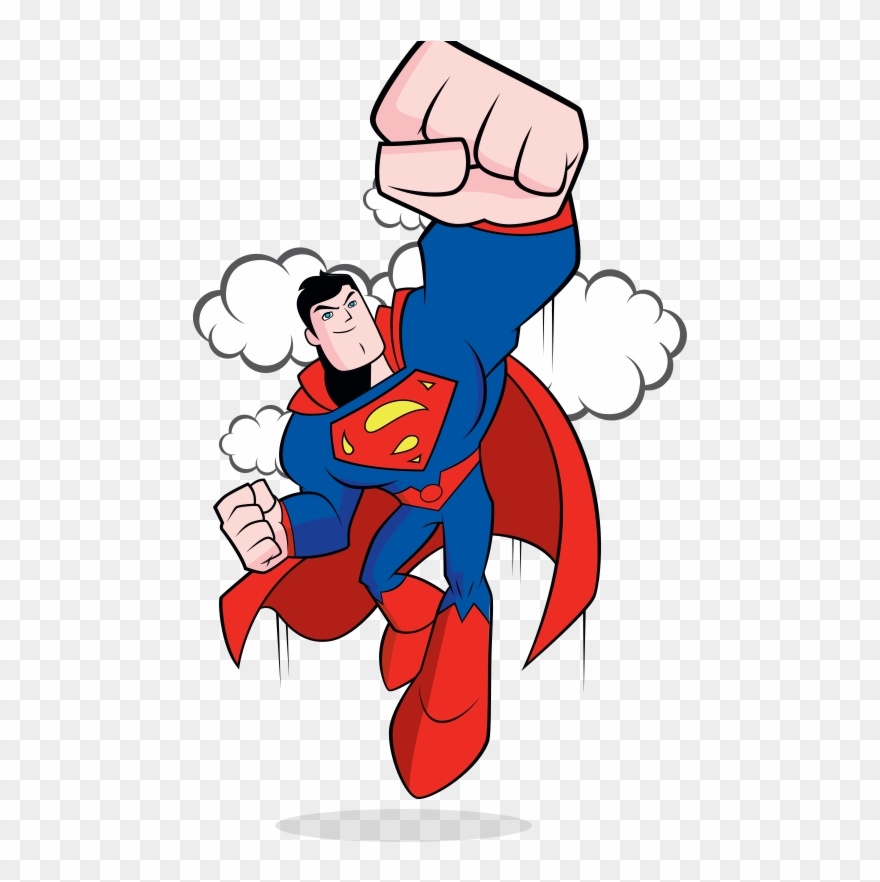 Superman Clip Super Man - Png Download
