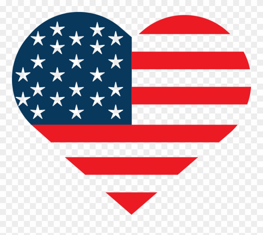 Usa Heart Clipart
