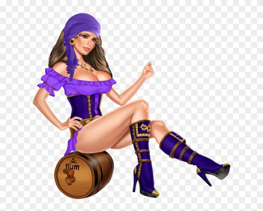 Catalina (661x700, 323kb) Pirates, Tube, Clip Art, - Png Download