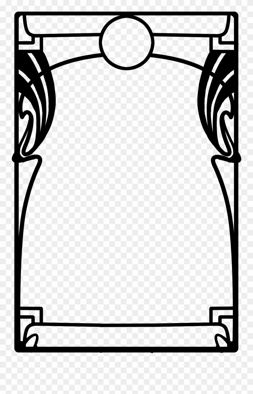 Noveau Frame By Tigers Stock D Clipart