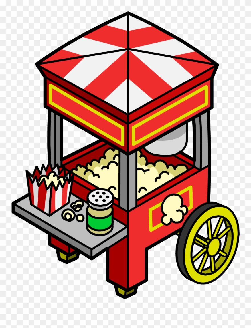 Popcorn Cart Clipart