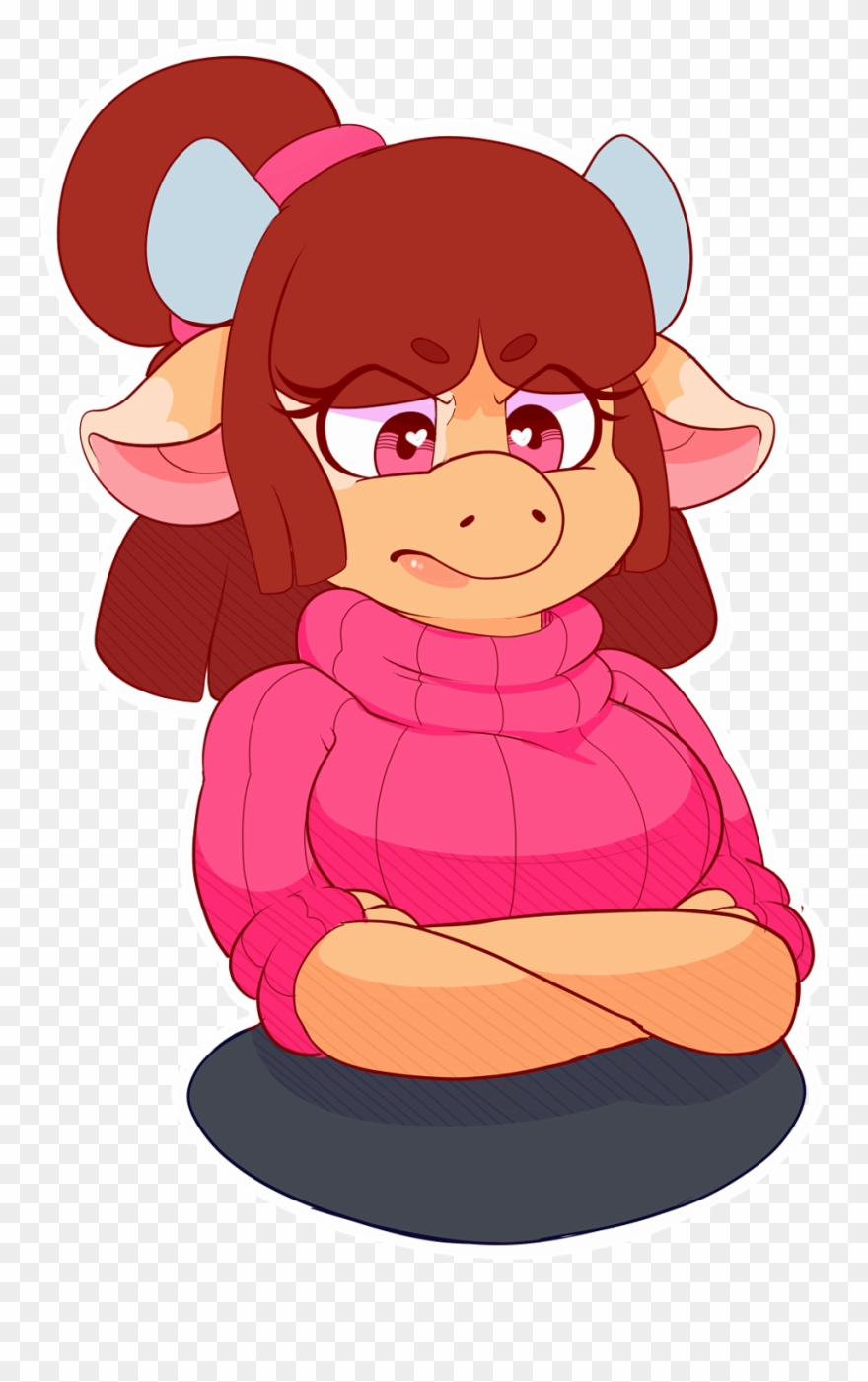 Moo's Here To Give You Detention Clipart