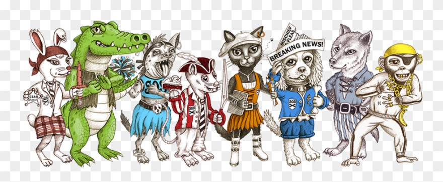 Discover The Exciting World Of The Scallywags As They Clipart