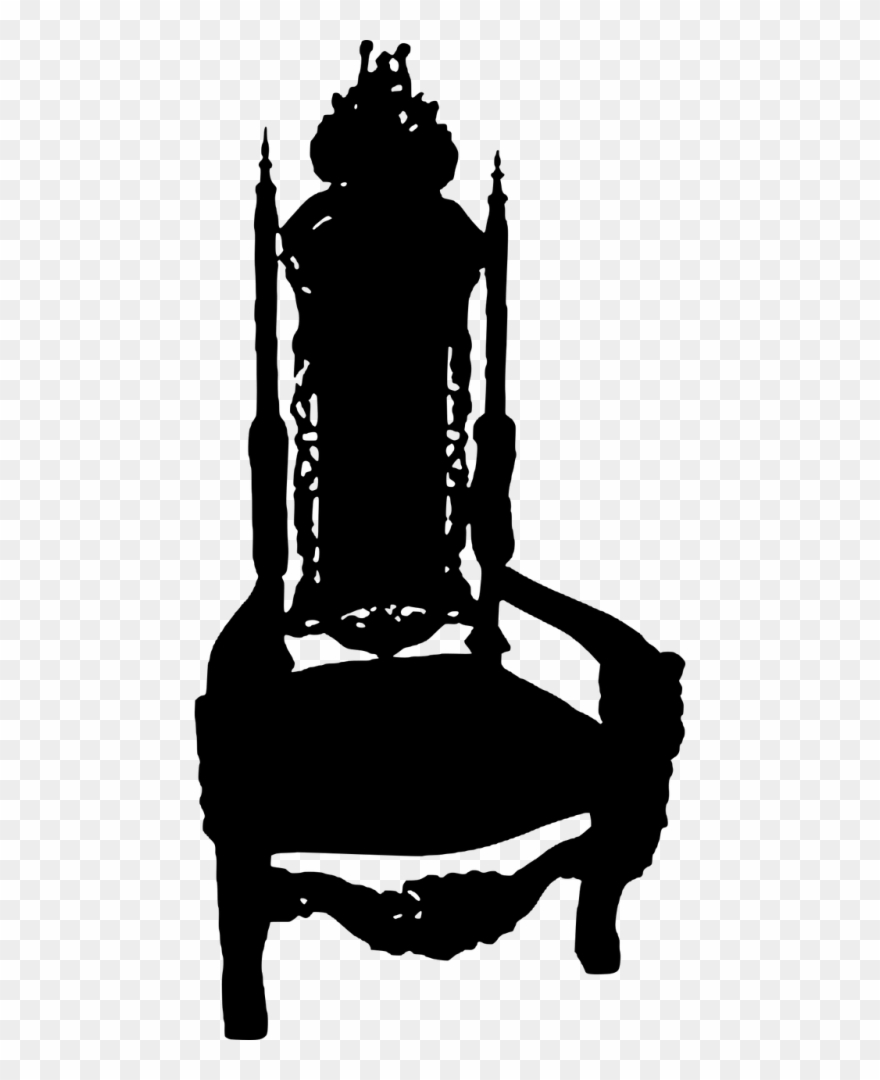 Chair,royal Chair,silhouette,king Chair,free Vector Clipart