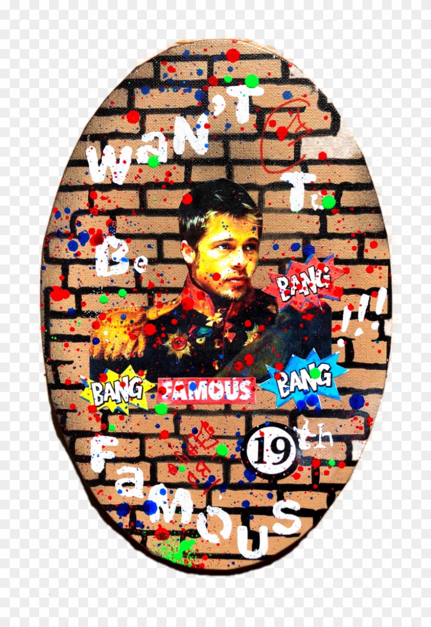 Wan't To Be Famous In The 19 Th Century Brad Pitt Clipart