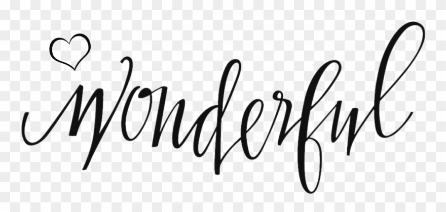 Wonderful Clip Art - Png Download
