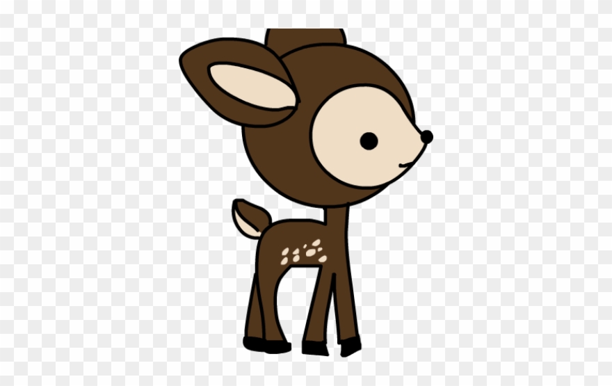 Fawn Clipart Woodland Animal - Png Download