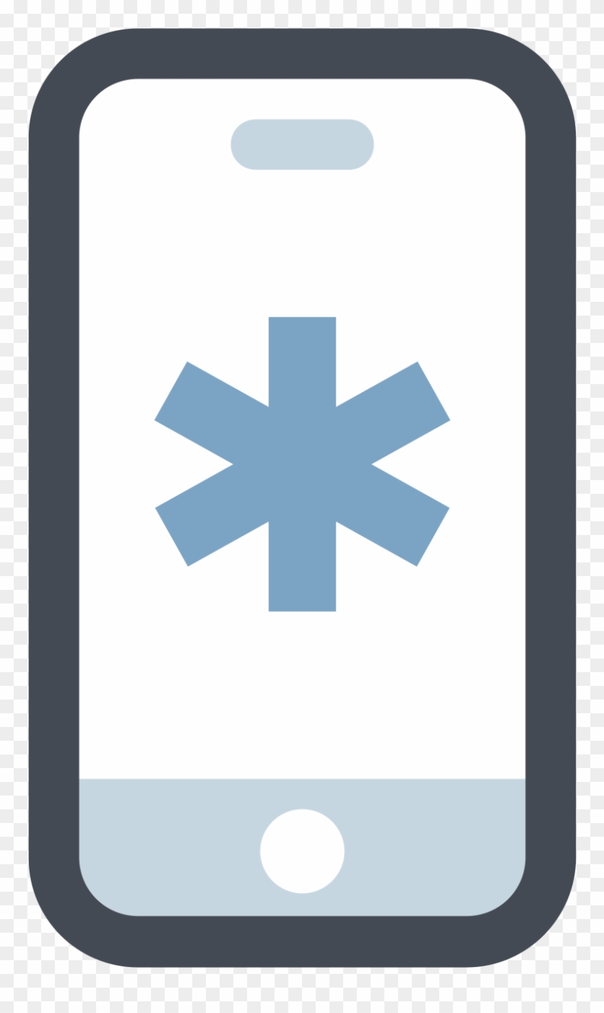 Medical Mobile App Icon Clipart