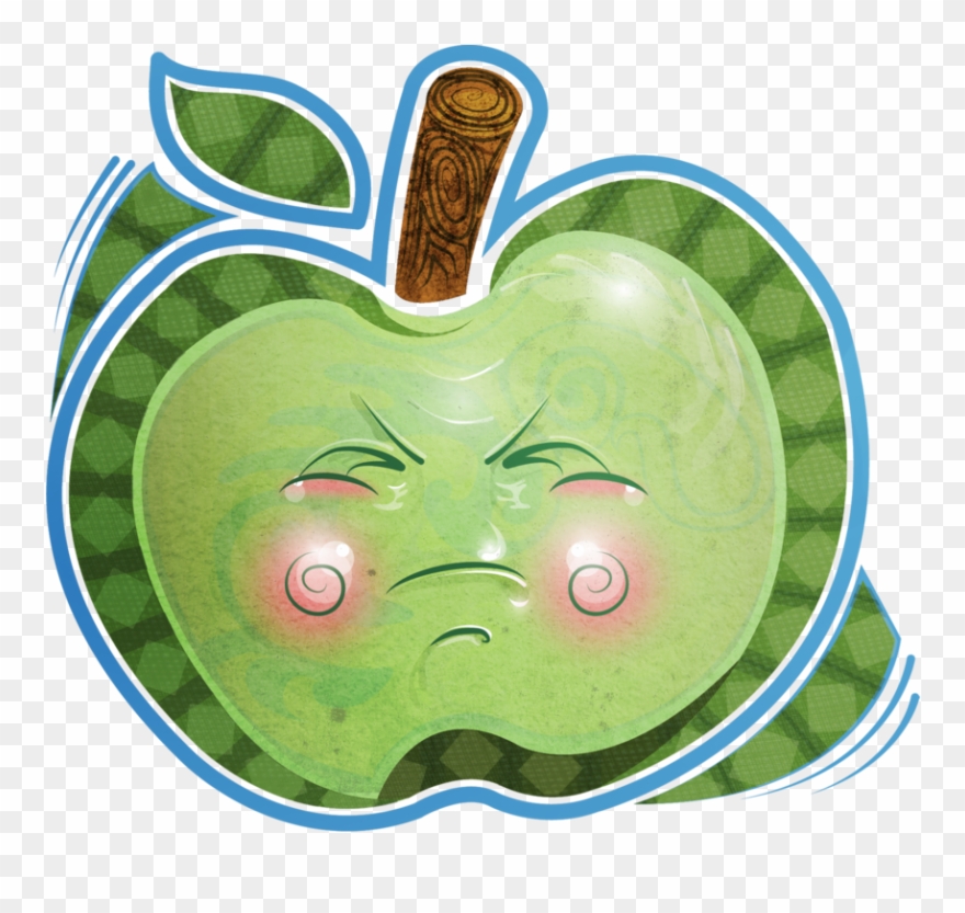 Sour Apple Clipart - Png Download