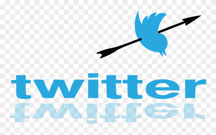 Shot Blue Twitter Bird Clipart