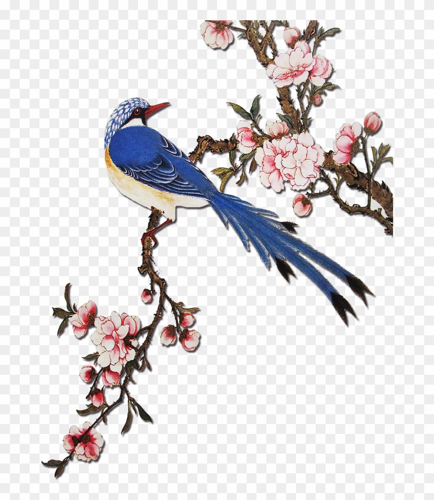 Clip Art Flowering Peach Tree - Png Download