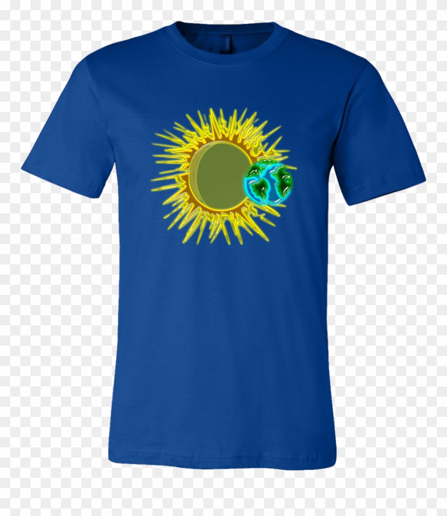 Solar Powered Earth Man T-shirt Clipart