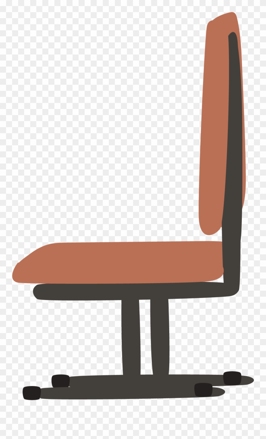 This Is A Sticker Of A Chair Clipart