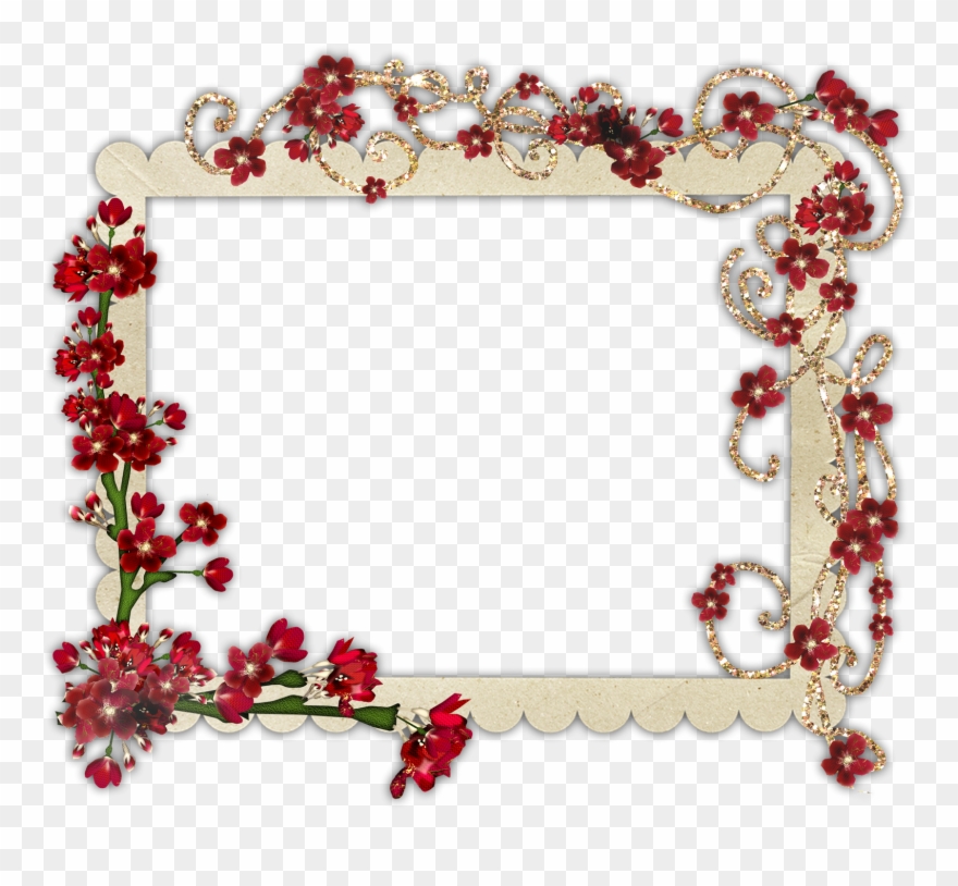 Marcos Para Fotos Png De Flores Imagui Clipart