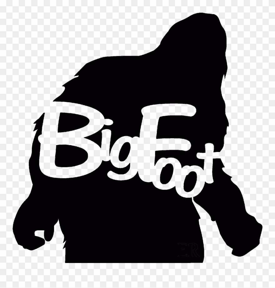 Bigfoot Clipart Footprint Clipart Sasquatch Footprint - Png Download