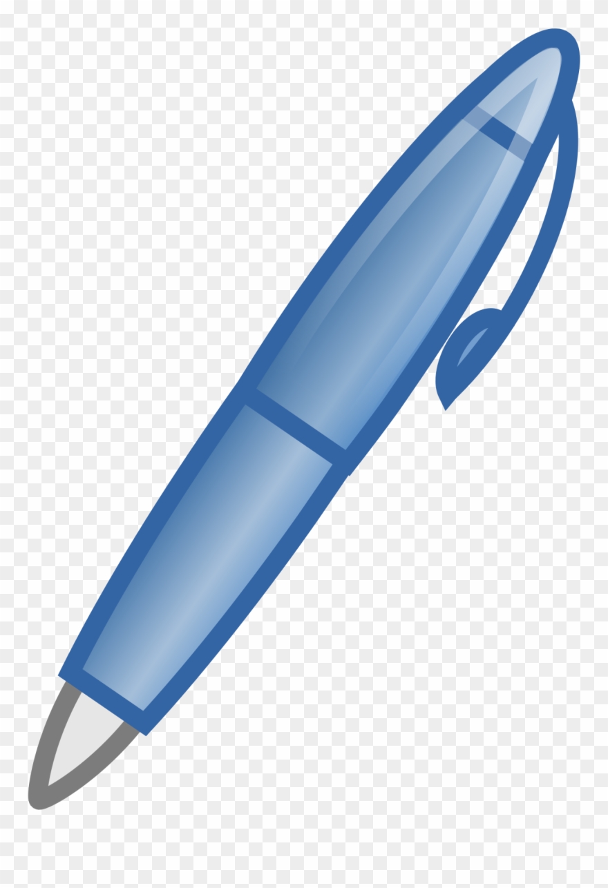 Blue Pen Icon Clipart
