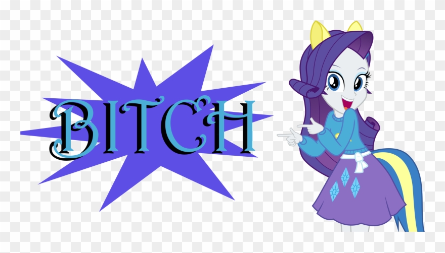 Php50, Bitch, Equestria Girls, Rarity, Safe, Solo, Clipart