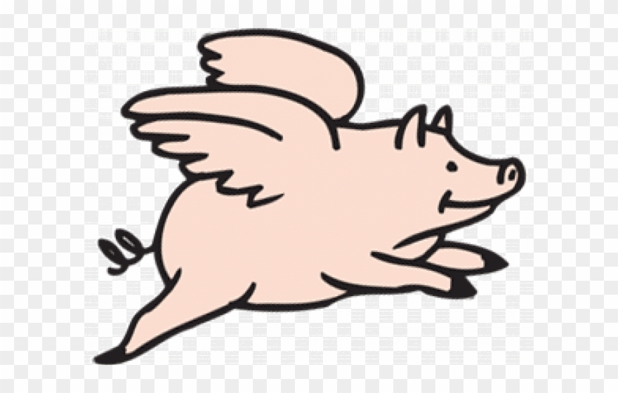 Jpg Free Stock Flying Pig Clipart - Png Download