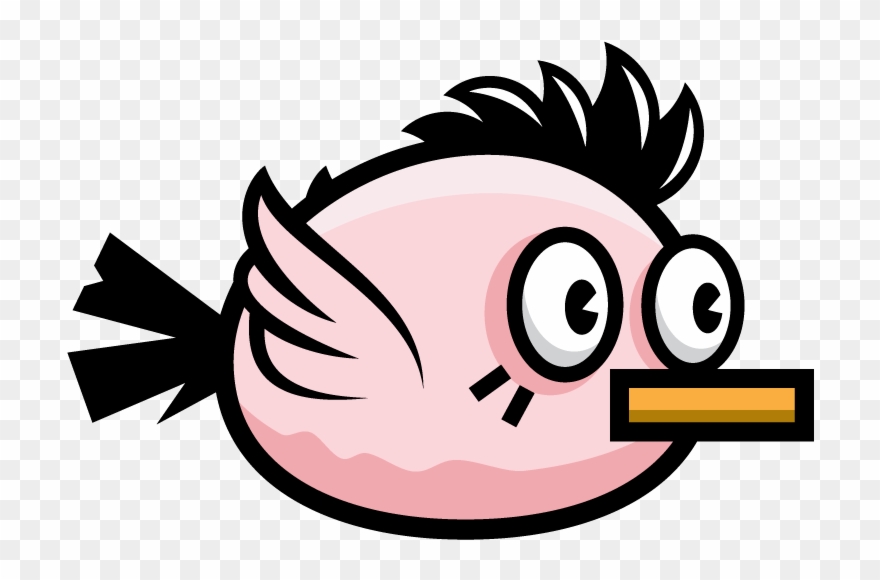 Grumpy Bird Clipart