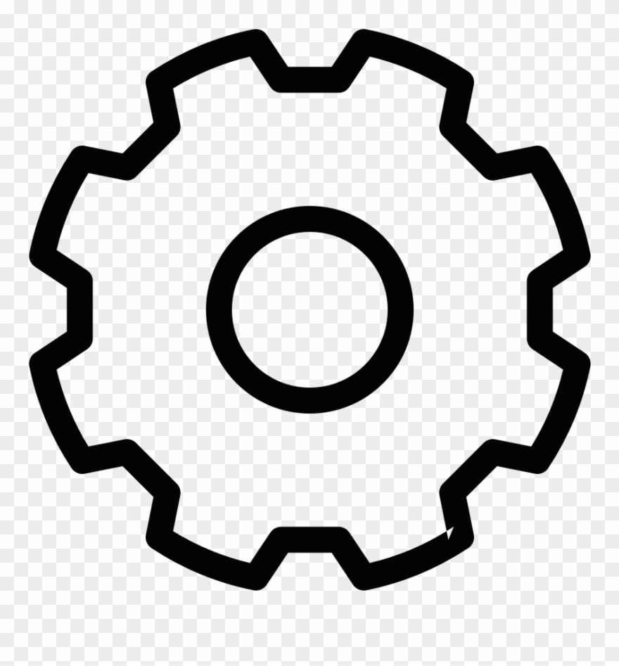 Settings Cog Smooth Settings Cog Smooth Settings Cog Clipart 2495416 Pinclipart