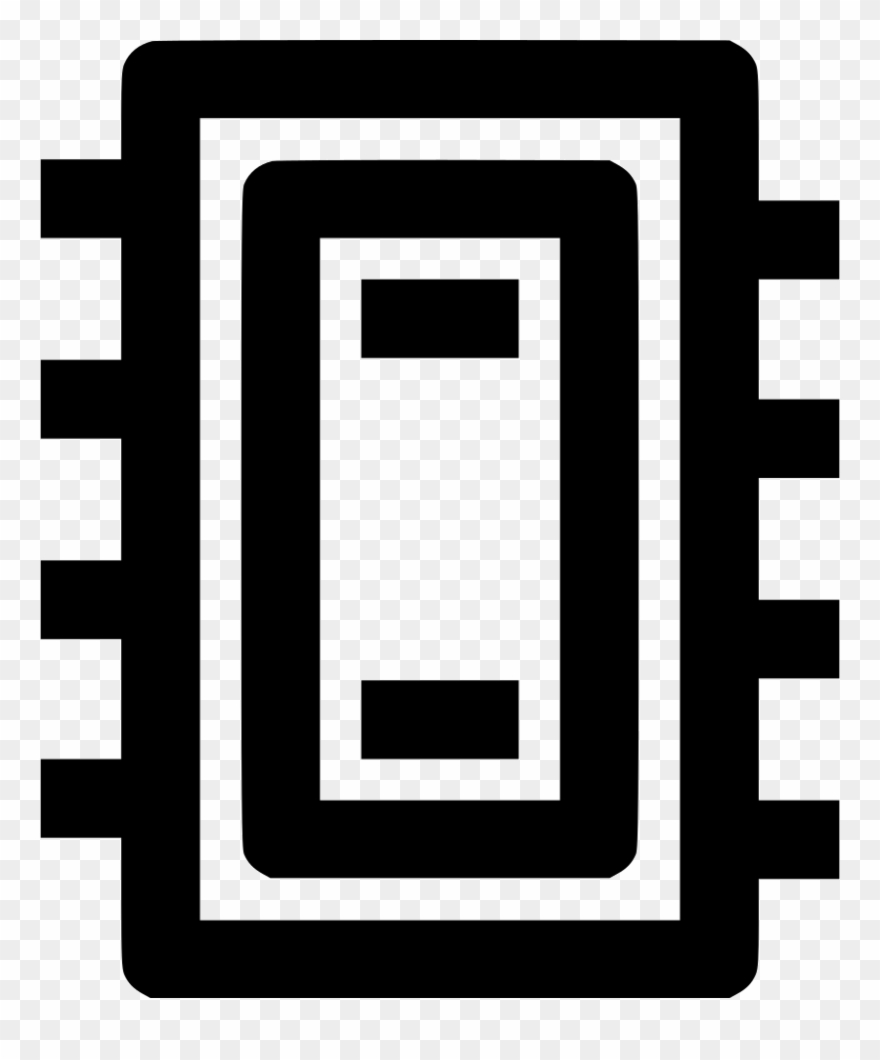 Computer Chip Comments Clipart