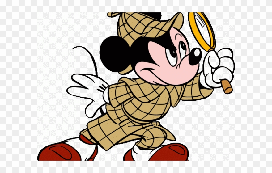 Mickey Mouse Clipart Detective - Png Download