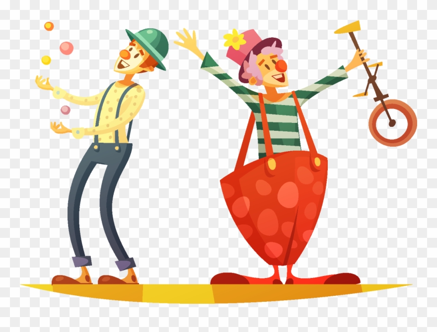 Hand Drawn Acrobatic Elements Clipart