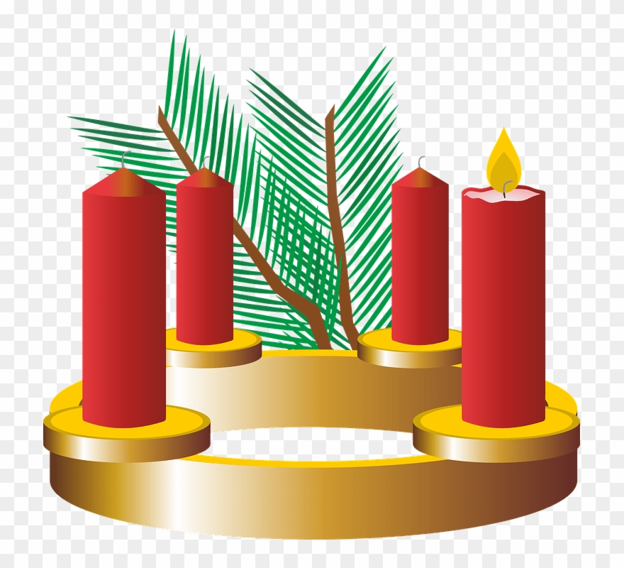 Advent Wreath Clip Art Advent Wreath Clipart China - Png Download