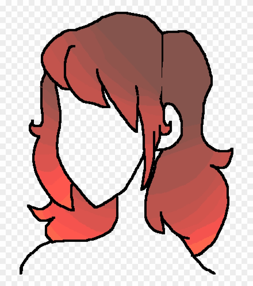 Ombre Hair Test Clipart