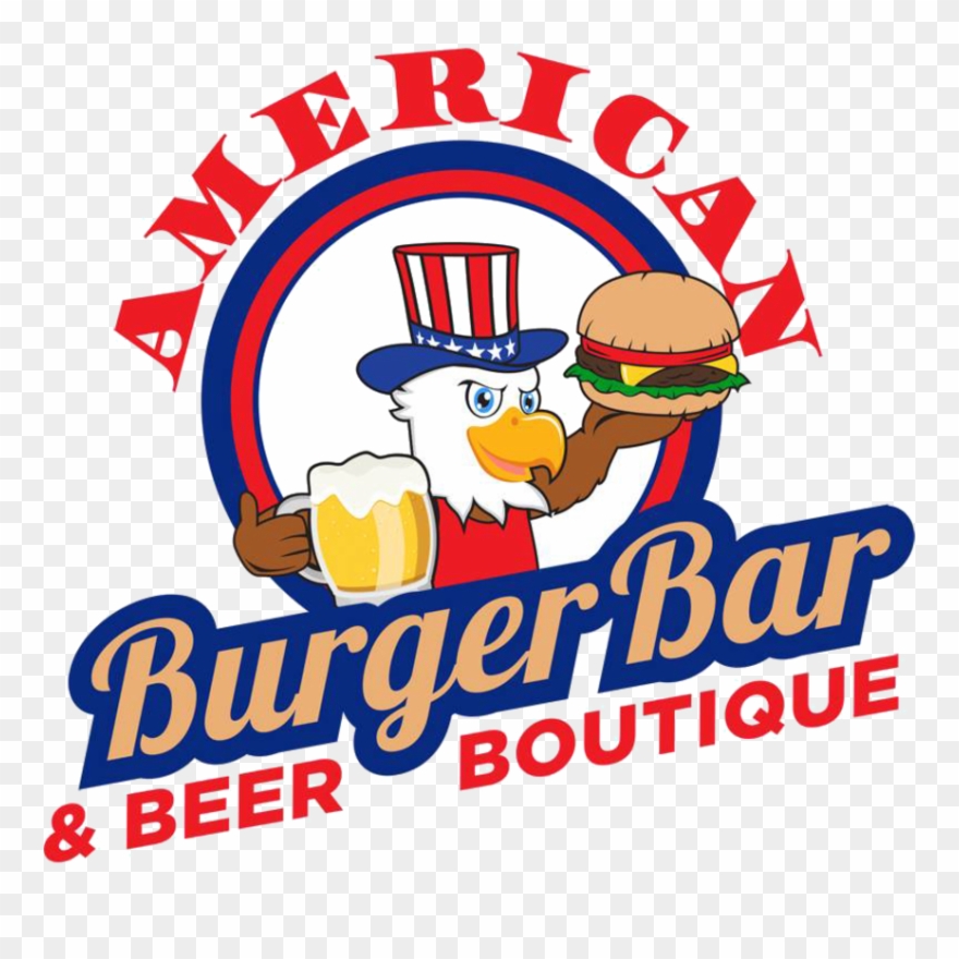 Diner Clipart - 0 - 0 - American Burger Bar And Beer - Png Download