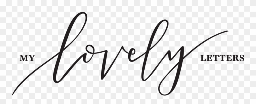 My Lovely Letters Clipart