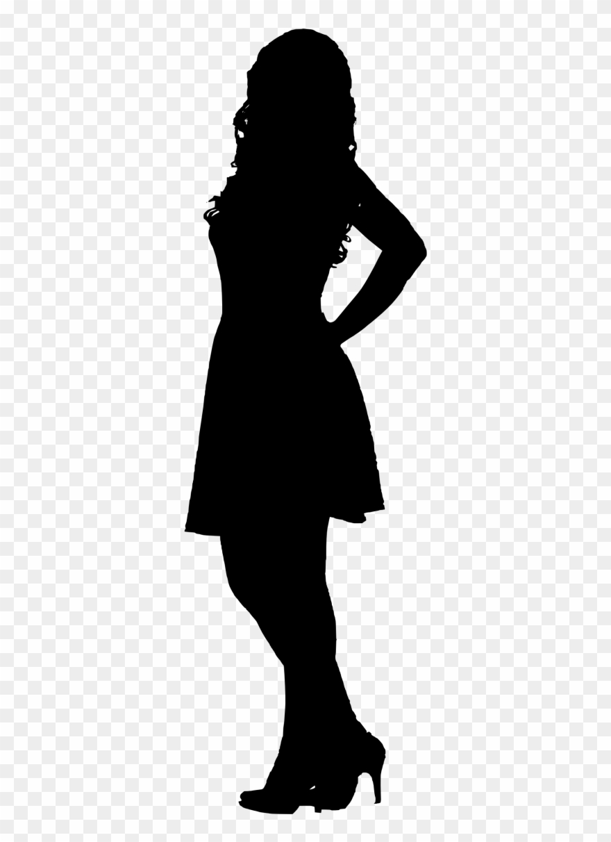 Download Woman Silhouette Clipart (#2497596) - PinClipart