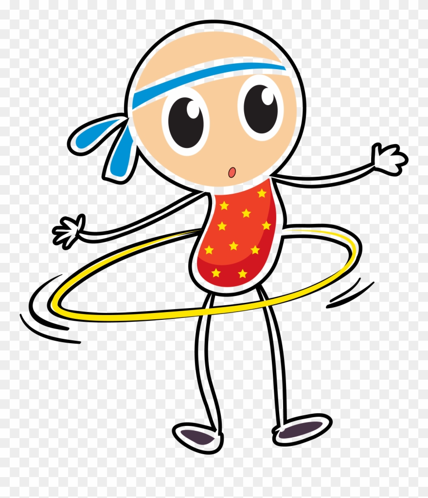 Hula Hoop Royalty Free Clip Art Fitness - Png Download
