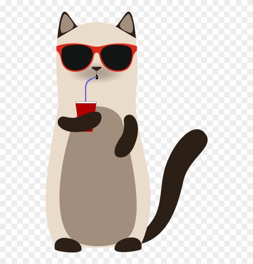 Cat In Sunglasses Clipart