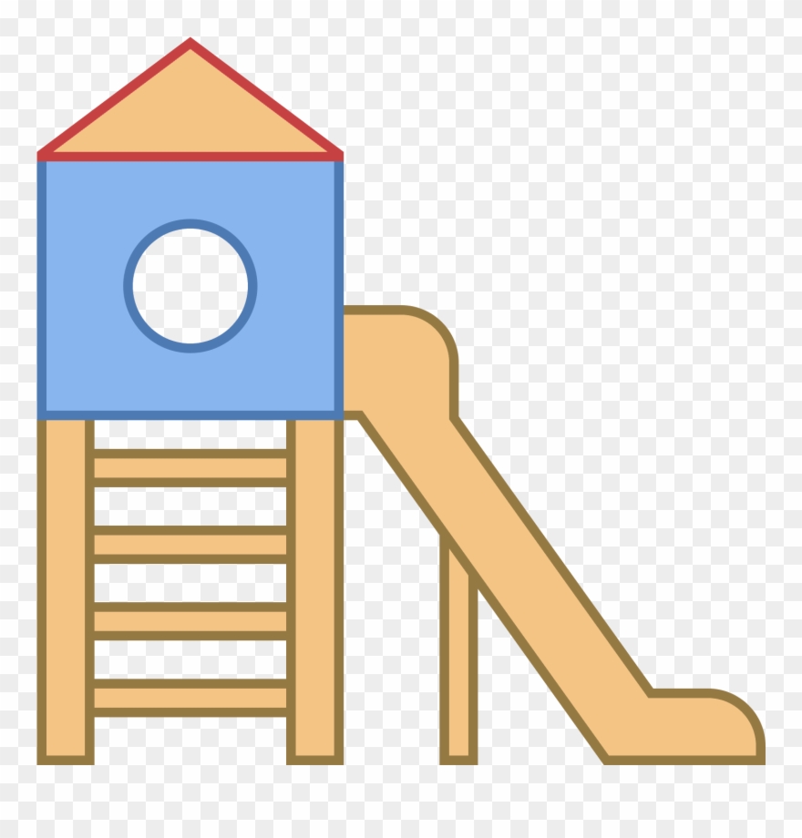 The Generic Playground Setup, An Angled Ladder Leading Clipart