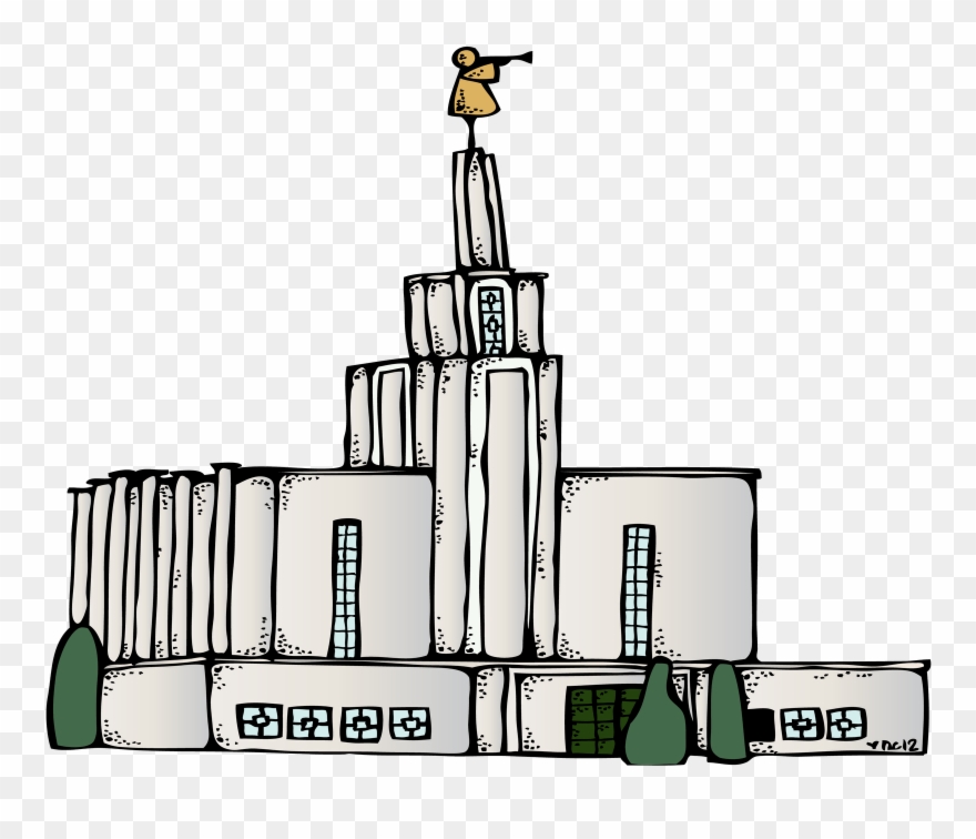 Free Clipart Lds Primary House Of God - Mormon Temple Clip Art - Png Download